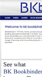 Mobile Screenshot of bkbookbinders.co.za
