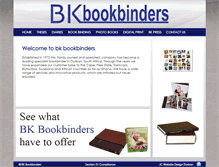 Tablet Screenshot of bkbookbinders.co.za